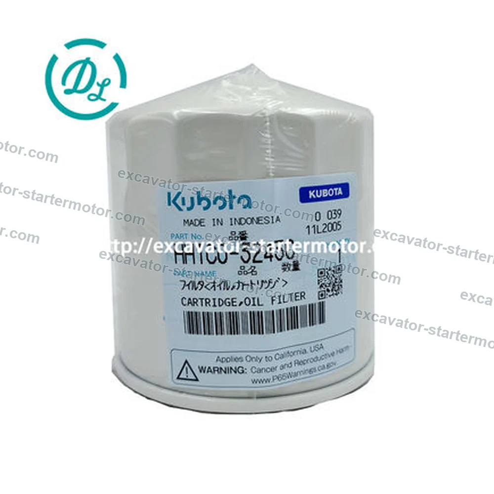 HH1C0-32430 Engine Oil Filter for Kubota V3307 V3300 V3600 V3800, OEM/reference HH1C0-32430, Spin-On Engine Oil Filter, product view 2