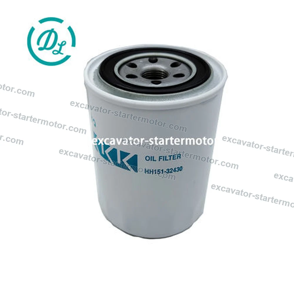 HH151-32430 Engine Oil Filter for Kubota KX033-4 KX121-3 KX161-3 U35-4, OEM/reference HH151-32430, Spin-On Engine Oil Filter
