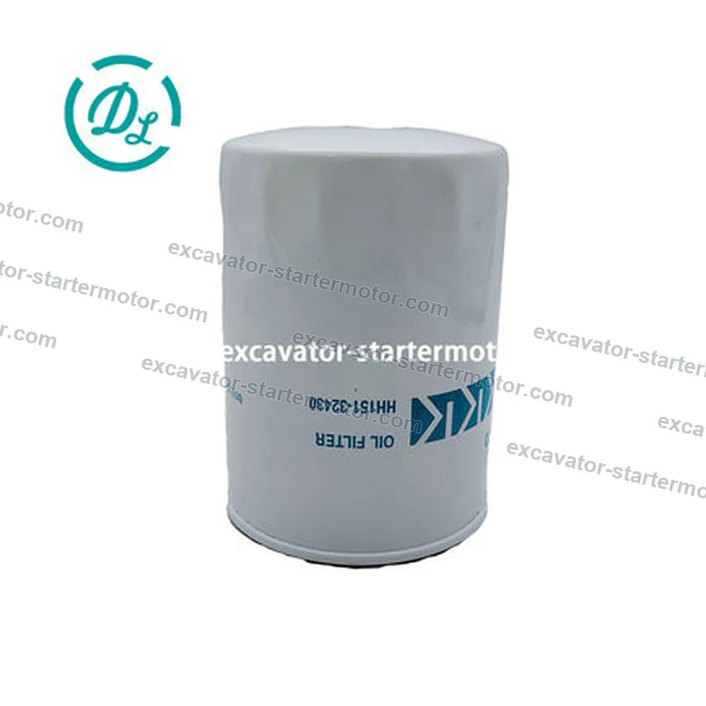 HH151-32430 Engine Oil Filter for Kubota KX033-4 KX121-3 KX161-3 U35-4, OEM/reference HH151-32430, Spin-On Engine Oil Filter, product view 2