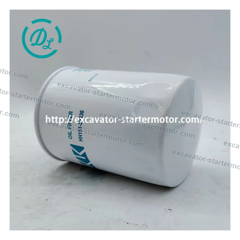 HH151-32430 Engine Oil Filter for Kubota KX033-4 KX121-3 KX161-3 U35-4, OEM/reference HH151-32430, Spin-On Engine Oil Filter, product view 4