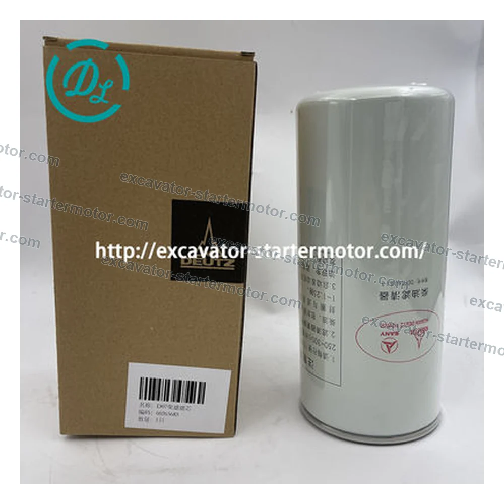 60265683 Fuel Filter for Sany Equipment with Deutz D07 D09 Engines, OEM/reference 60265683, Spin-On Fuel Filter, product view 4