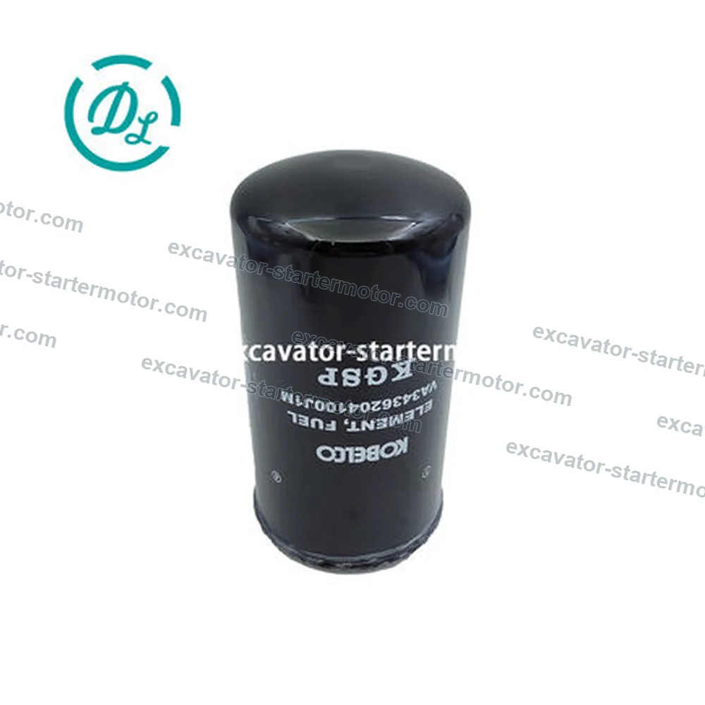 VA3436204100J1M FC-18052 Fuel Filter for Kobelco SK130-8 SK140LC-8, OEM/reference VA3436204100J1M, Spin-On Fuel Filter, product view 1