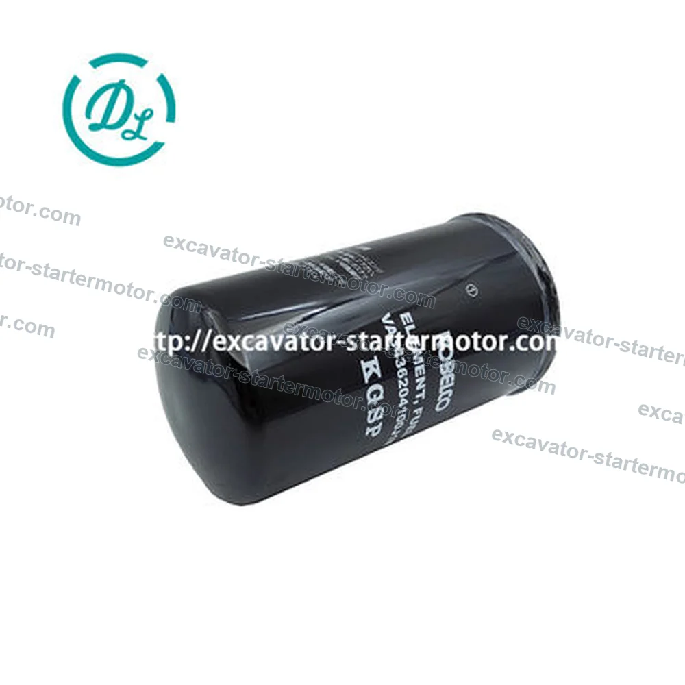 VA3436204100J1M FC-18052 Fuel Filter for Kobelco SK130-8 SK140LC-8, OEM/reference VA3436204100J1M, Spin-On Fuel Filter, product view 2
