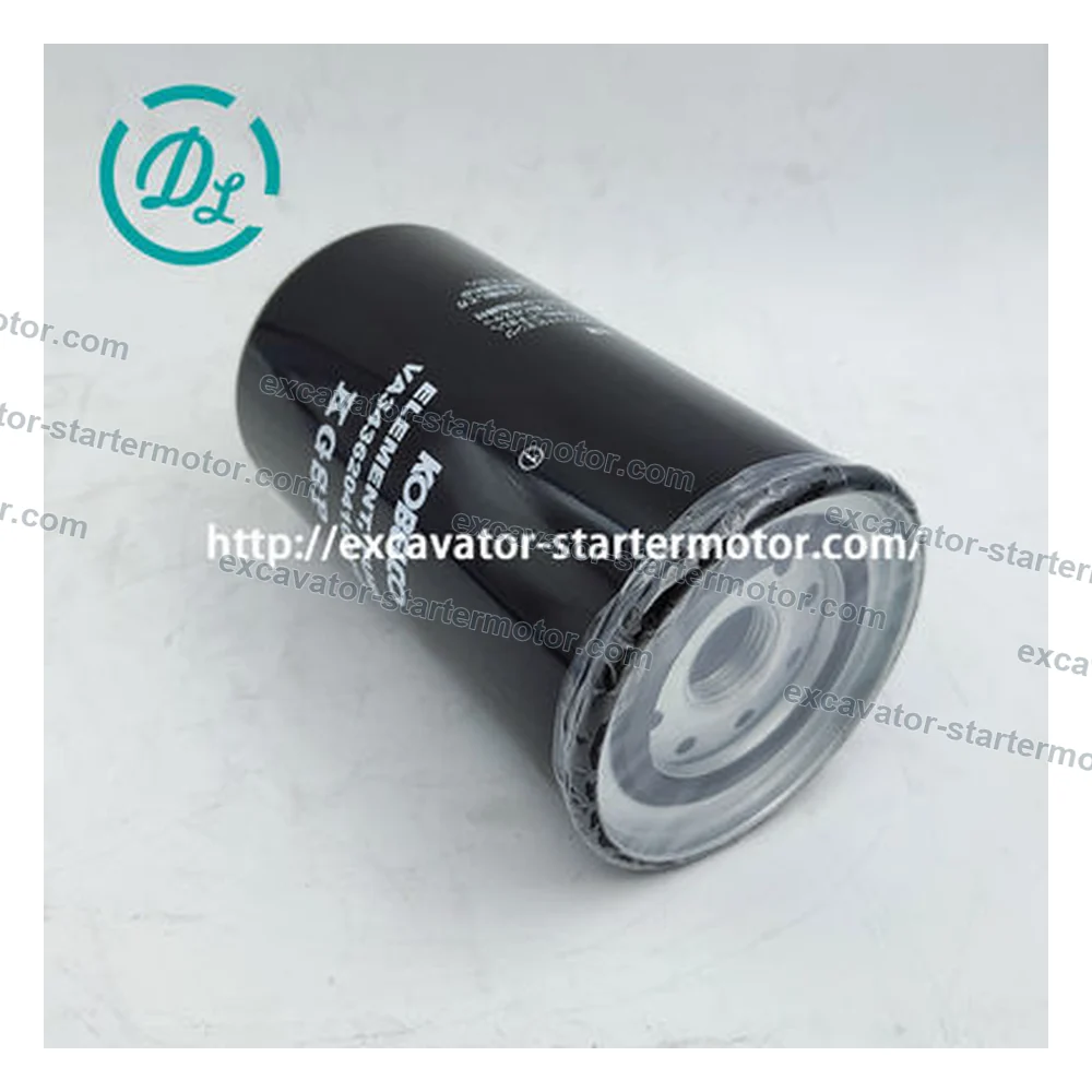 VA3436204100J1M FC-18052 Fuel Filter for Kobelco SK130-8 SK140LC-8, OEM/reference VA3436204100J1M, Spin-On Fuel Filter, product view 3