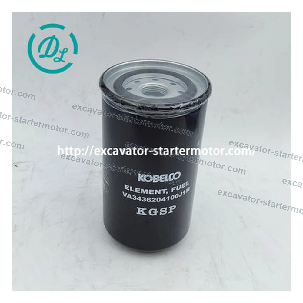 VA3436204100J1M FC-18052 Fuel Filter for Kobelco SK130-8 SK140LC-8, OEM/reference VA3436204100J1M, Spin-On Fuel Filter, product view 4