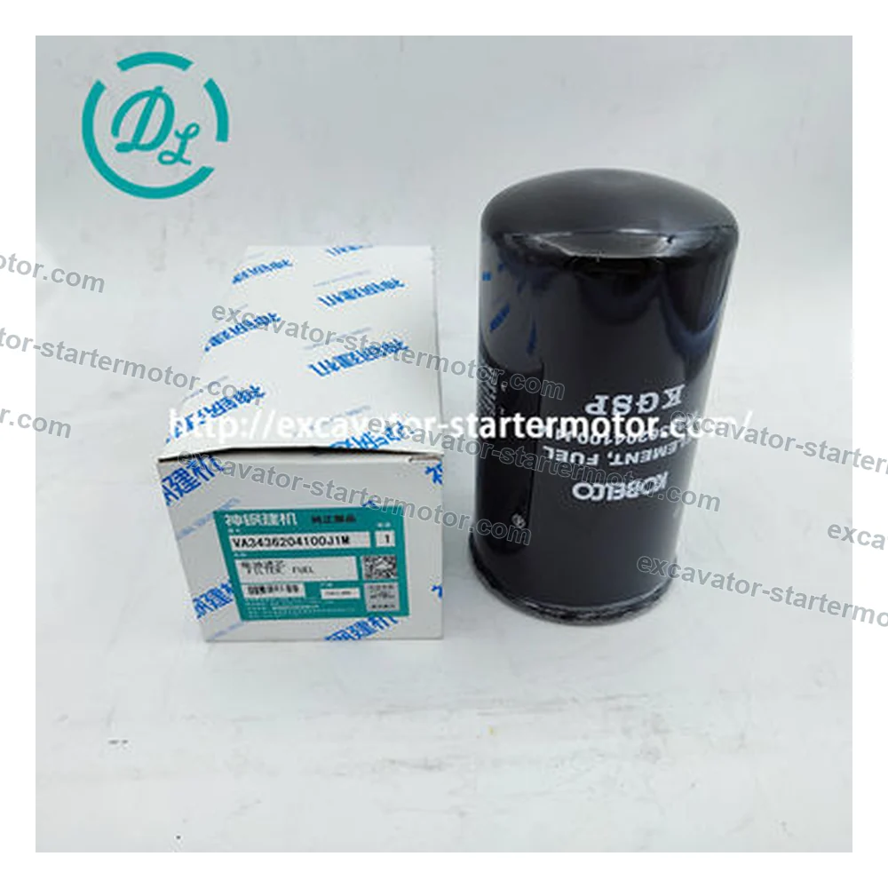 VA3436204100J1M FC-18052 Fuel Filter for Kobelco SK130-8 SK140LC-8, OEM/reference VA3436204100J1M, Spin-On Fuel Filter, product view 5