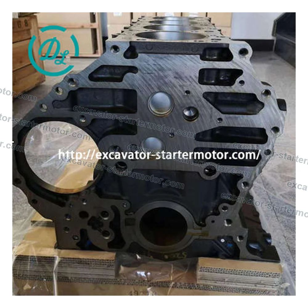 8-98204528-0 Cylinder Block Assembly for Isuzu 4HK1 NPR NQR FTR, OEM/reference 8-98204528-0, Four-Cylinder Engine Block Assembly, product view 2