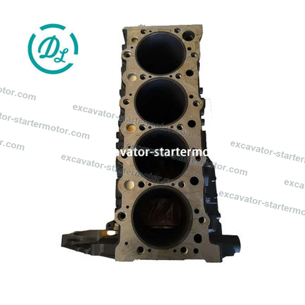 8-98204528-0 Cylinder Block Assembly for Isuzu 4HK1 NPR NQR FTR, OEM/reference 8-98204528-0, Four-Cylinder Engine Block Assembly, product view 3