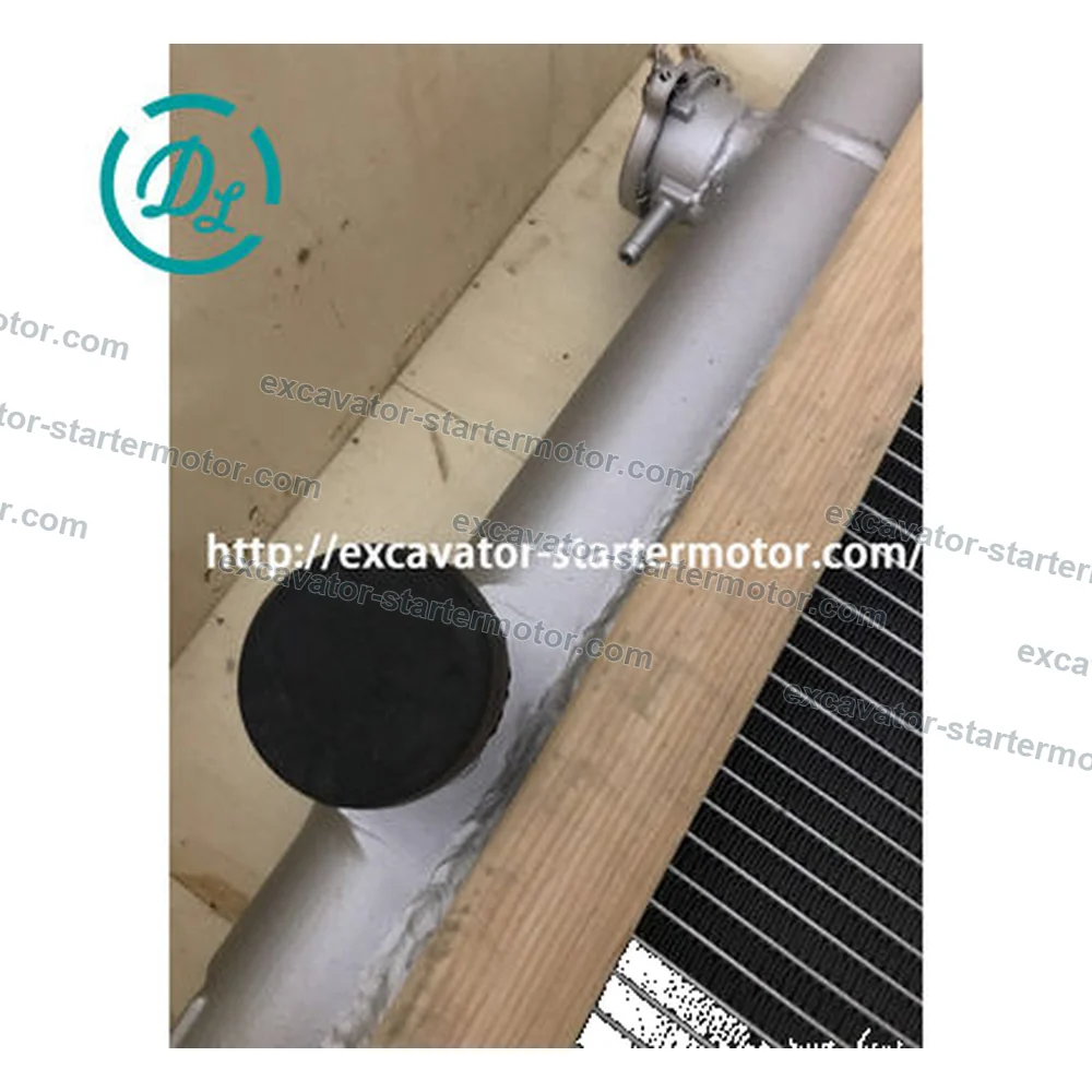 4448372 Radiator Core for Hitachi ZX110 ZX120 ZX130 ZX135, OEM/reference 4448372, Water Radiator Core Assembly, product view 2