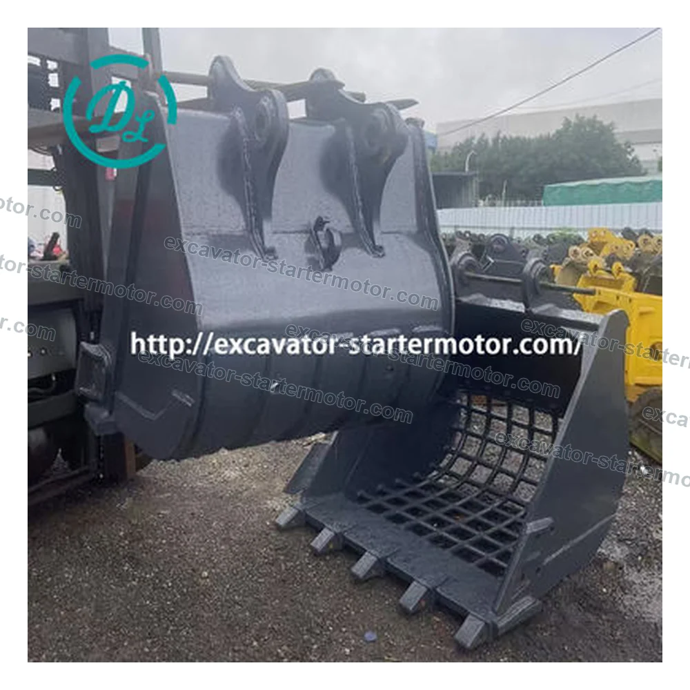 Rock Bucket Attachment Recorded for HD820-3, OEM/reference HD820-3, Excavator Rock Bucket Attachment, product view 3