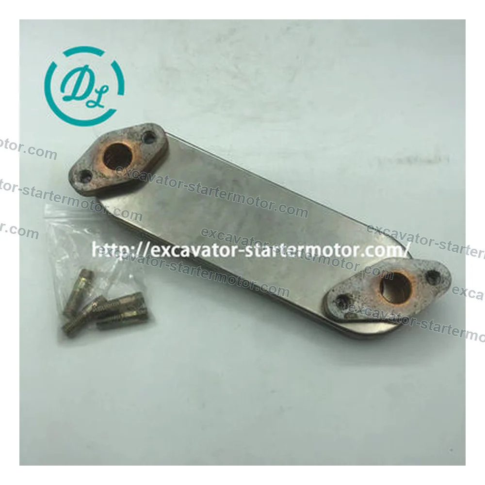 8-98274342-0 / 8-98019514-0 Oil Cooler for Isuzu 4JJ1 Case CX130B, OEM/reference 8-98274342-0, Oil Cooler Assembly Without Filter, product view 2