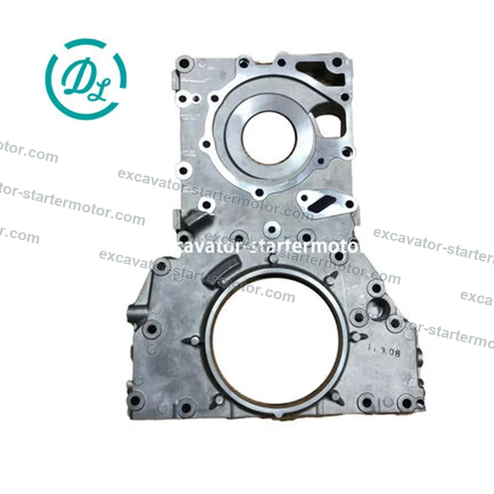 1-11321160-1 1113211601 Front Timing Cover for Isuzu 6HK1 Hitachi ZX330-3, OEM/reference 1-11321160-1, Engine Front Timing Cover, product view 1