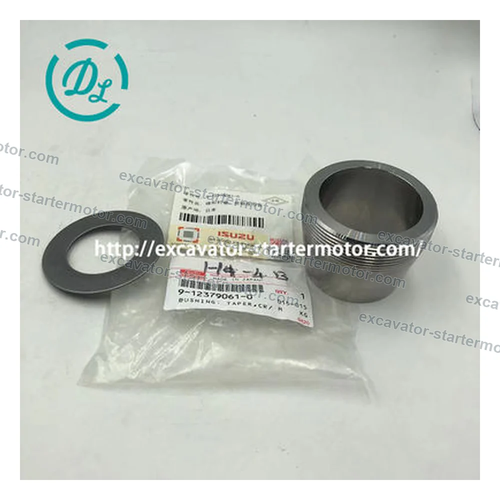 9-12379061-0 9123790610 Crankshaft Pulley Sleeve for Isuzu 6RB1 Hitachi EX400-5, OEM/reference 9-12379061-0, Crankshaft Pulley Sleeve, product view 4