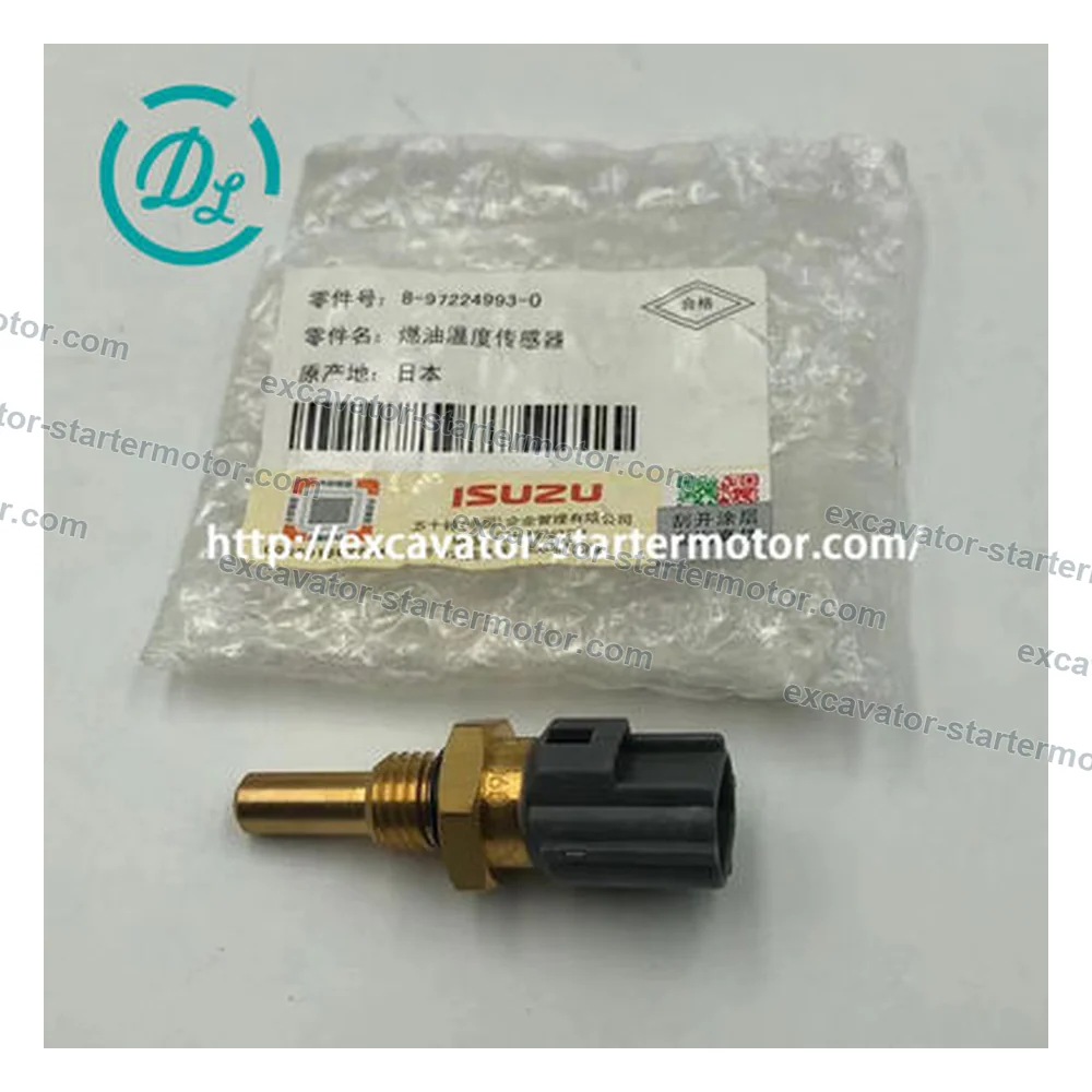 8-97224993-0 8972249930 Fuel Temperature Sensor for Isuzu 6UZ1 6WG1, OEM/reference 8-97224993-0, Fuel Temperature Sensor, product view 4