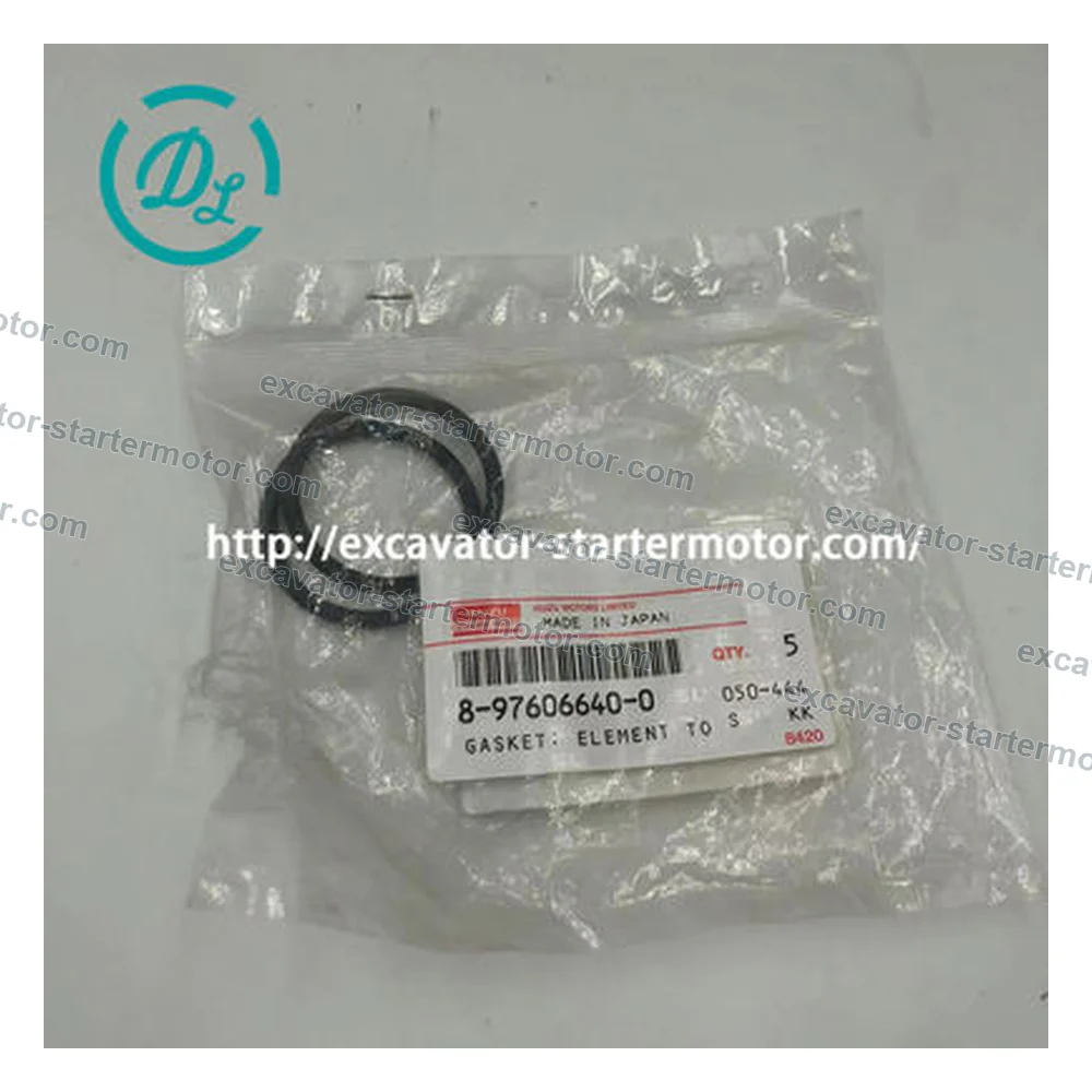 8-97606640-0 8976066400 Oil Cooler Cover Gasket for Isuzu 6WG1, OEM/reference 8-97606640-0, Oil Cooler Cover Gasket, product view 1
