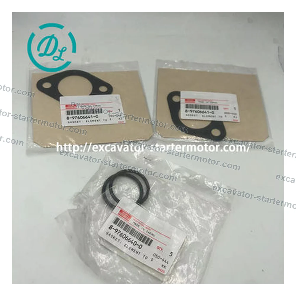 8-97606640-0 8976066400 Oil Cooler Cover Gasket for Isuzu 6WG1, OEM/reference 8-97606640-0, Oil Cooler Cover Gasket, product view 2