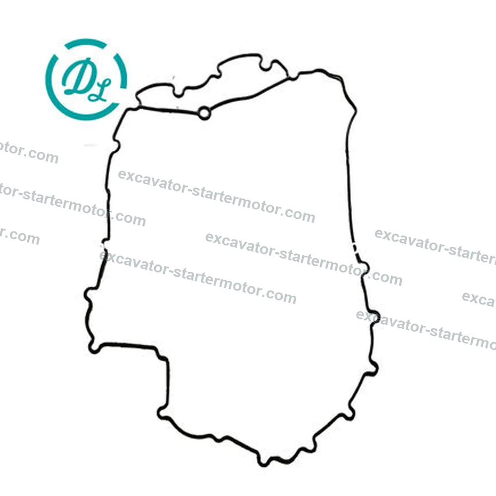 1-11219205-0 1112192050 Oil Cooler-to-Block Gasket for Isuzu 6WA1 6WF1 6WG1, OEM/reference 1-11219205-0, Oil Cooler-to-Block Gasket, product view 2