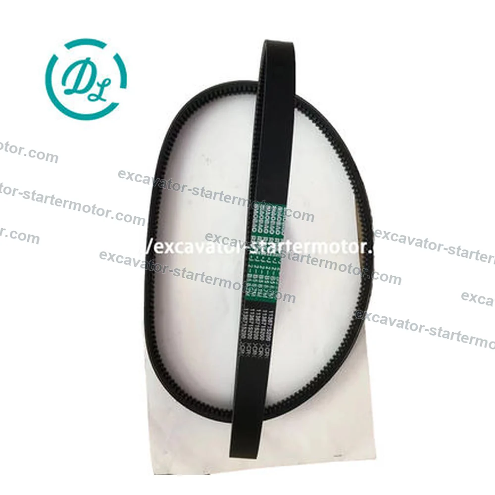 1-13671520-0 1136715200 Cooling Fan Belt for Isuzu 6WG1 Hitachi ZX450 to ZX870, OEM/reference 1-13671520-0, Cooling Fan Belt, product view 3