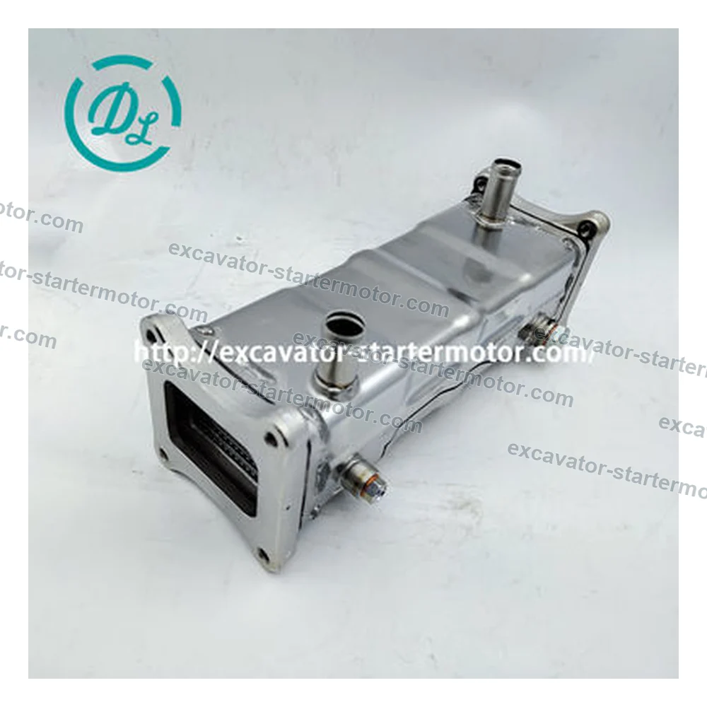 8-98212718-1 EGR Cooler for Isuzu 4HK1 NPR 700P, OEM/reference 8-98212718-1, Exhaust Gas Recirculation Cooler Assembly, product view 2