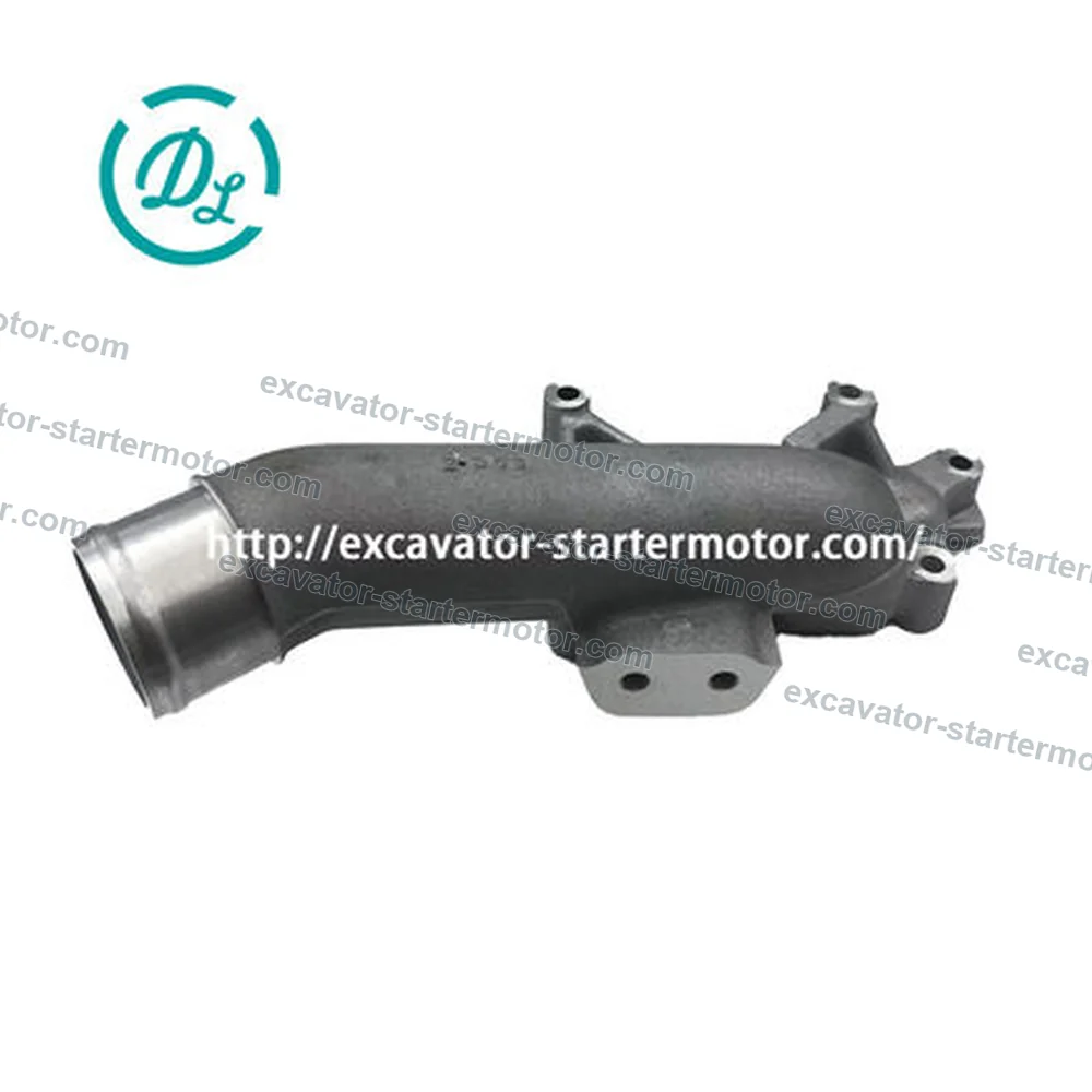 1-13713061-1 1137130611 Thermostat Cover for Isuzu 6WG1, OEM/reference 1-13713061-1, Cast Thermostat Cover / Water-Outlet Housing, product view 3