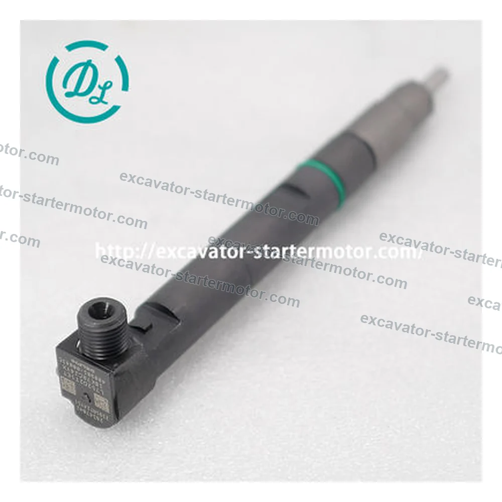 28347042 7261663 Fuel Injector for Bobcat / Doosan D34 3.4L, OEM/reference 28347042, Common-Rail Fuel Injector, product view 3