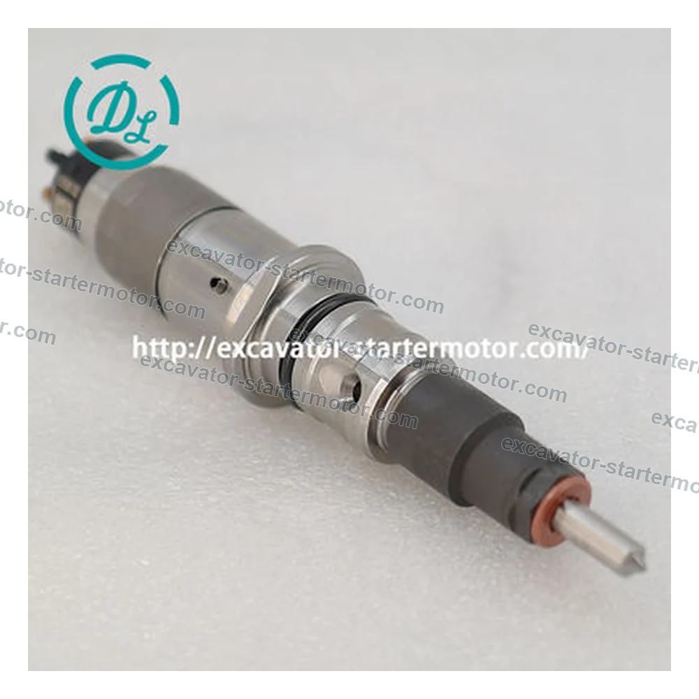 6754-11-3011 0445120231 Fuel Injector for Komatsu SAA6D107E-1, OEM/reference 6754-11-3011, Common-Rail Fuel Injector Assembly, product view 2