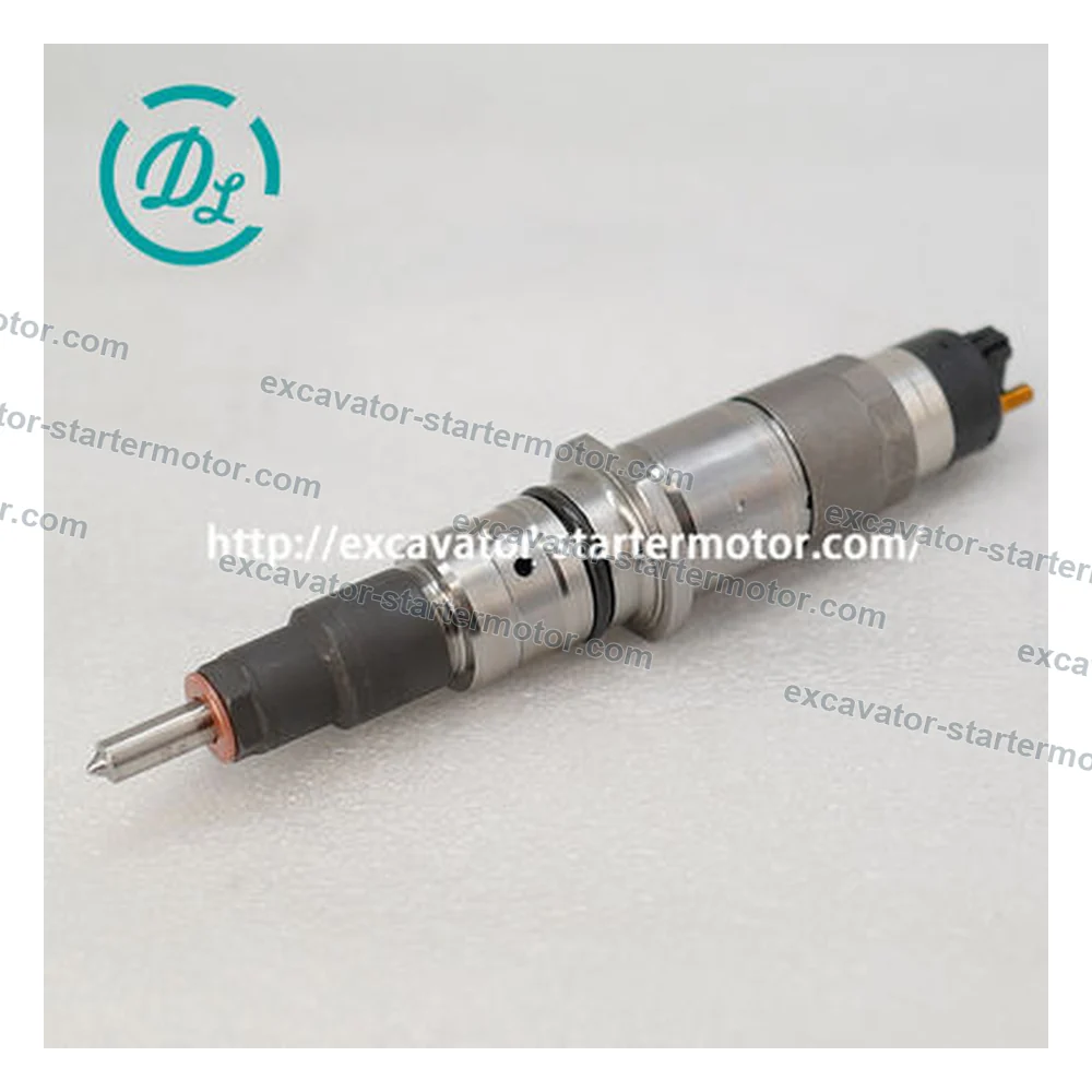 6754-11-3011 0445120231 Fuel Injector for Komatsu SAA6D107E-1, OEM/reference 6754-11-3011, Common-Rail Fuel Injector Assembly, product view 3