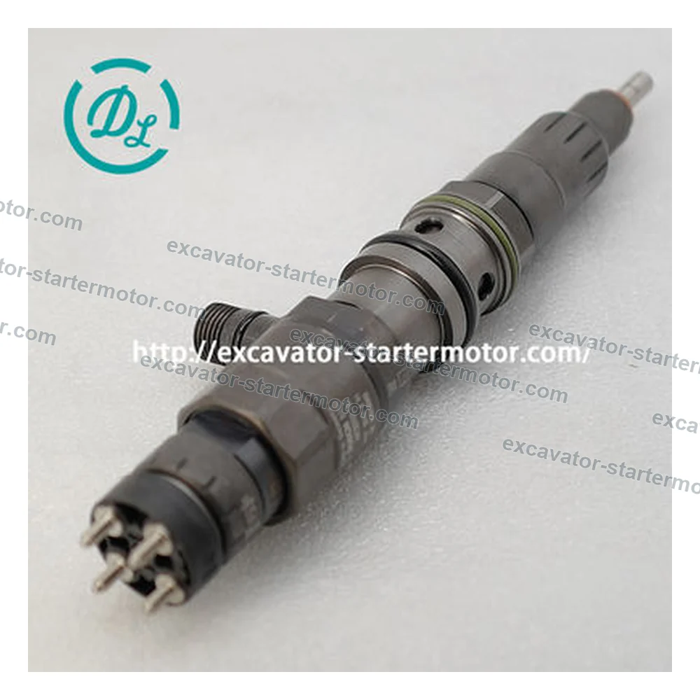 0445120302 / 0445120303 Fuel Injector for Detroit DD15 DD16 Gen 2, OEM/reference 0445120302, Gen 2 Common-Rail Fuel Injector, product view 3