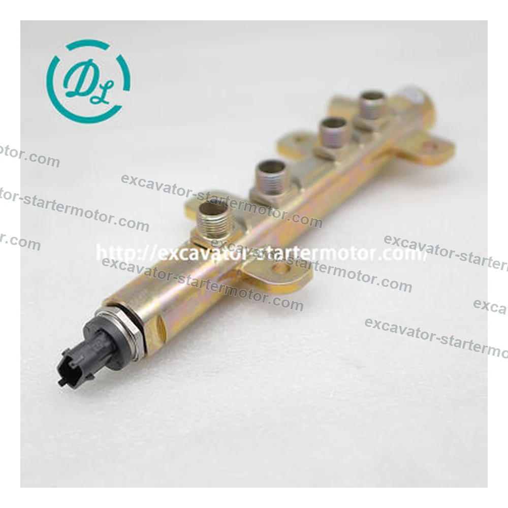 0445224025 3977727 Fuel Rail for Cummins QSB4.5 / ISD4.5, OEM/reference 0445224025, Common-Rail Fuel Rail / Manifold