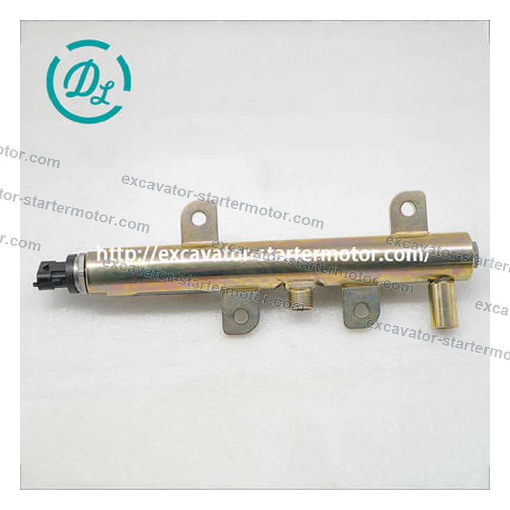0445224025 3977727 Fuel Rail for Cummins QSB4.5 / ISD4.5, OEM/reference 0445224025, Common-Rail Fuel Rail / Manifold, product view 3