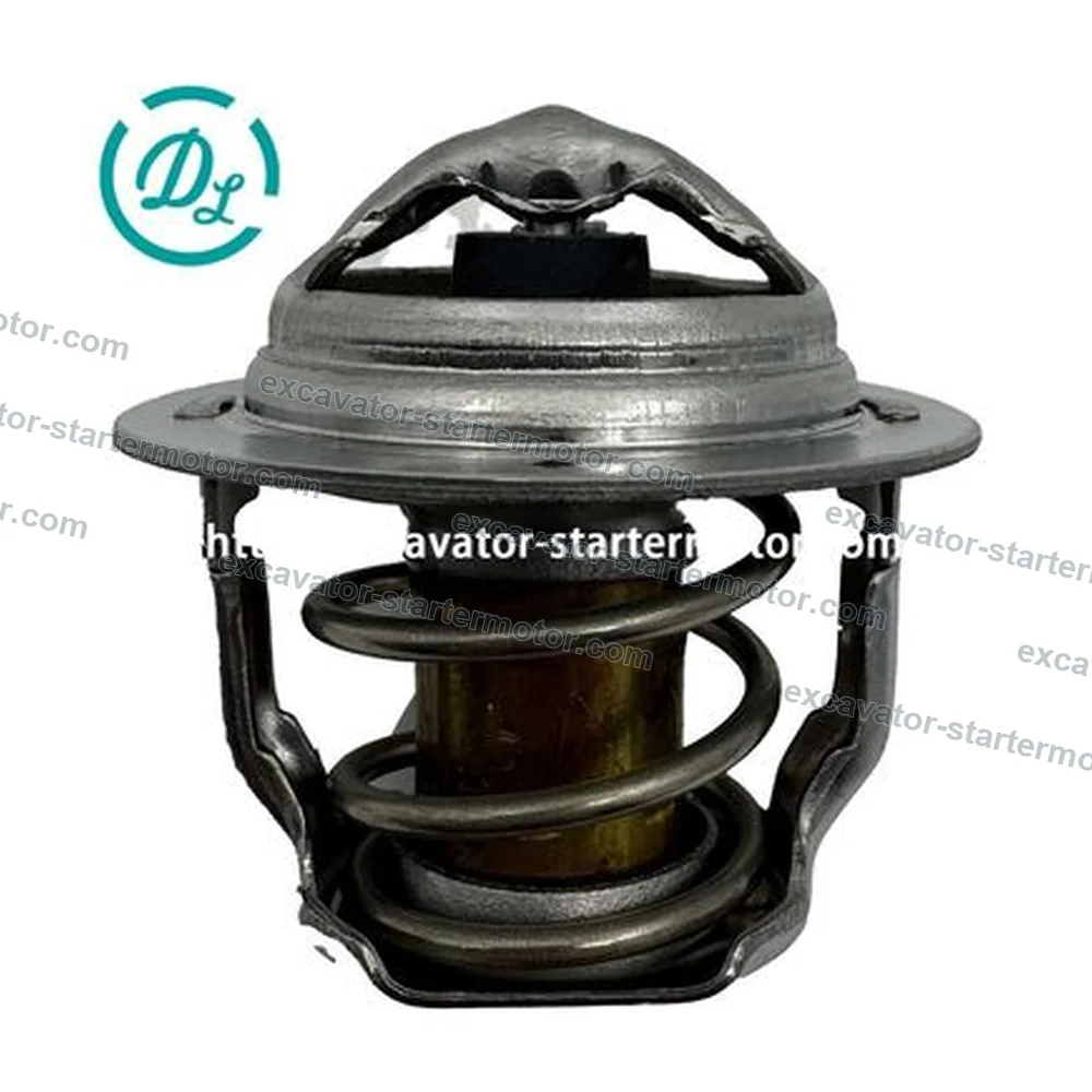 1E401-73012 82C Thermostat Assembly for Kubota 03 Series V1505 V2203, OEM/reference 1E401-73012, 82C Engine Coolant Thermostat, product view 1
