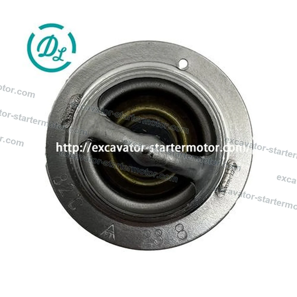1E401-73012 82C Thermostat Assembly for Kubota 03 Series V1505 V2203, OEM/reference 1E401-73012, 82C Engine Coolant Thermostat, product view 2