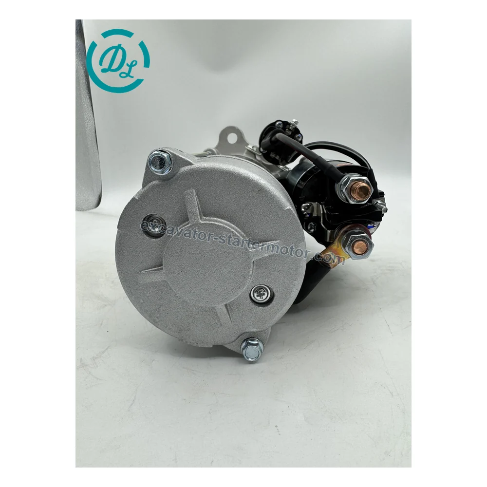 M009T84771 8200436 24V 12T Starter for Mercedes Actros, OEM/reference M009T84771, 24V 12-Tooth SAE 3 Starter Motor, product view 3