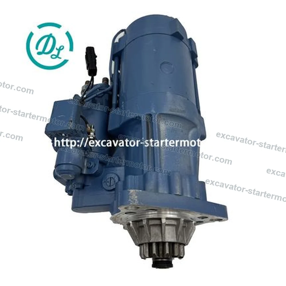 M128R3623SER 24V 12kW 11T CW Starter for MTU MS7 Dual-Starter Systems, OEM/reference M128R3623SER, 24V 12kW Heavy-Duty Starter Motor, product view 4