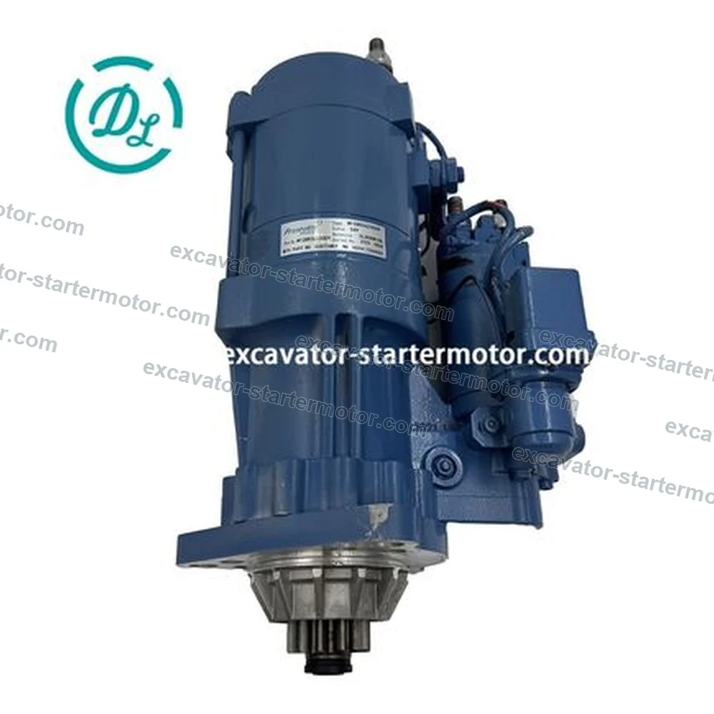 M128R3603SE 24V 12kW 11T CW Starter for MTU MS7-506 MS7-510, OEM/reference M128R3603SE, 24V 12kW Heavy-Duty Starter Motor, product view 2