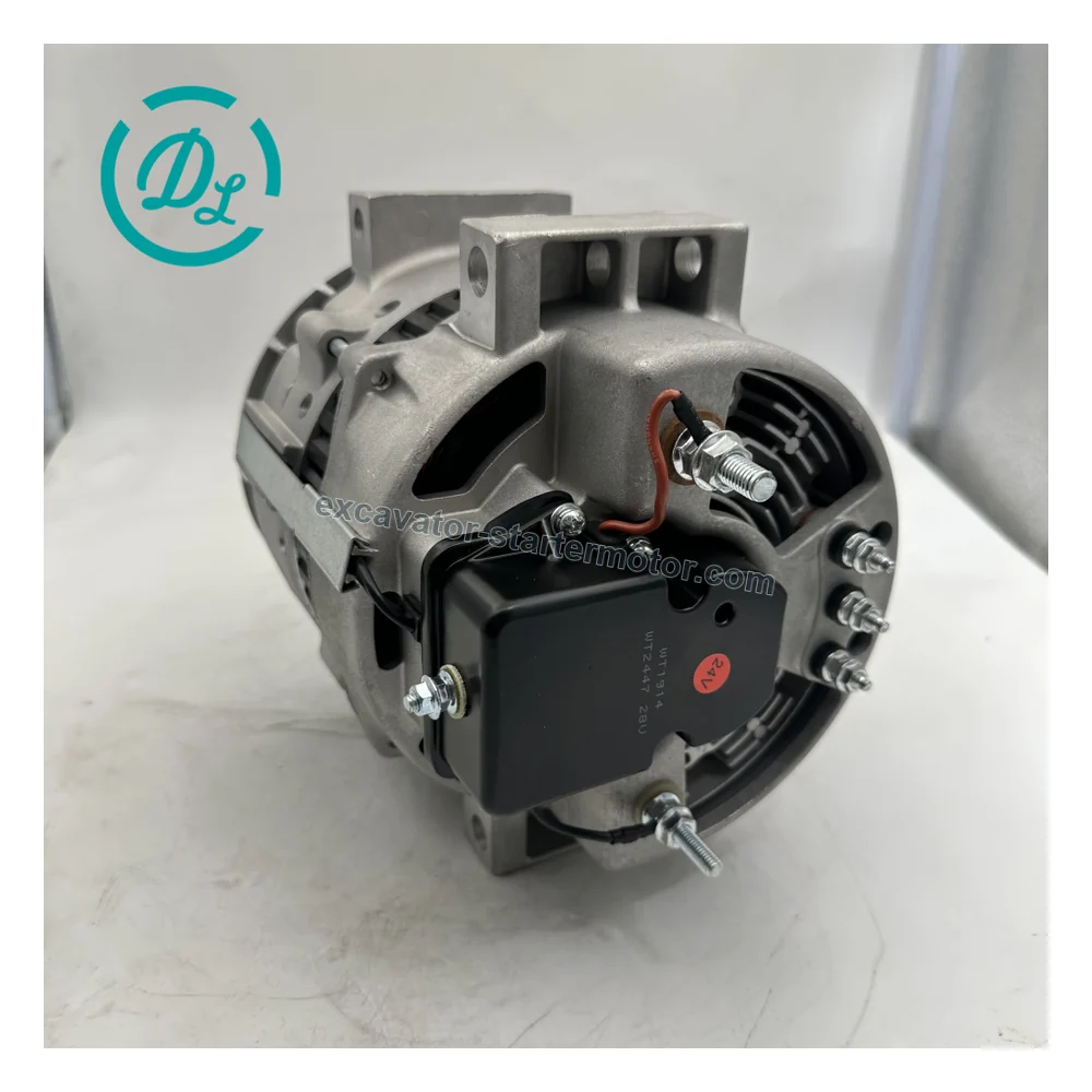 BLP3312 110-816 24V 140A Brushless Alternator for Van Hool Buses, OEM/reference BLP3312, 24V 140A Brushless Pad-Mount Alternator, product view 5