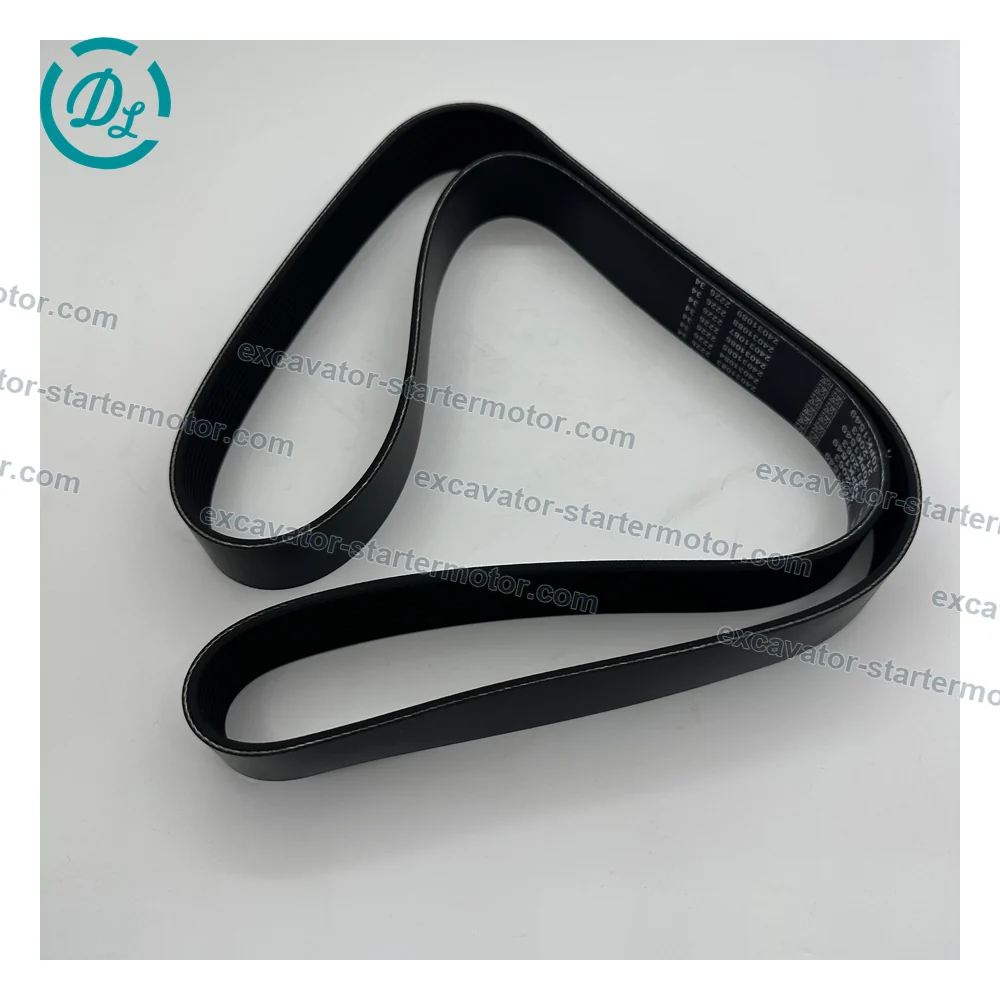 3097269 / 10PK1549 10-Rib Alternator Belt for Cummins M11 ISM11, OEM/reference 3097269, 10-Rib Alternator V-Belt, product view 2
