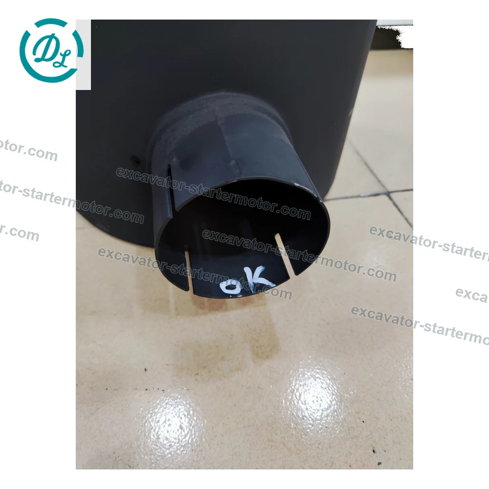 4625214 YA00020984 Muffler for Hitachi ZX200-3 ZX200LC-3, OEM/reference 4625214, Exhaust Muffler, product view 2