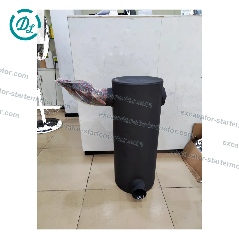 4625214 YA00020984 Muffler for Hitachi ZX200-3 ZX200LC-3, OEM/reference 4625214, Exhaust Muffler, product view 3