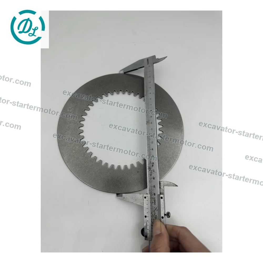 A6567 7052546 Steel Clutch Plate 203.2 x 122.8 x 2.3 mm for Twin Disc, OEM/reference A6567, Steel Clutch Reaction Plate, product view 3