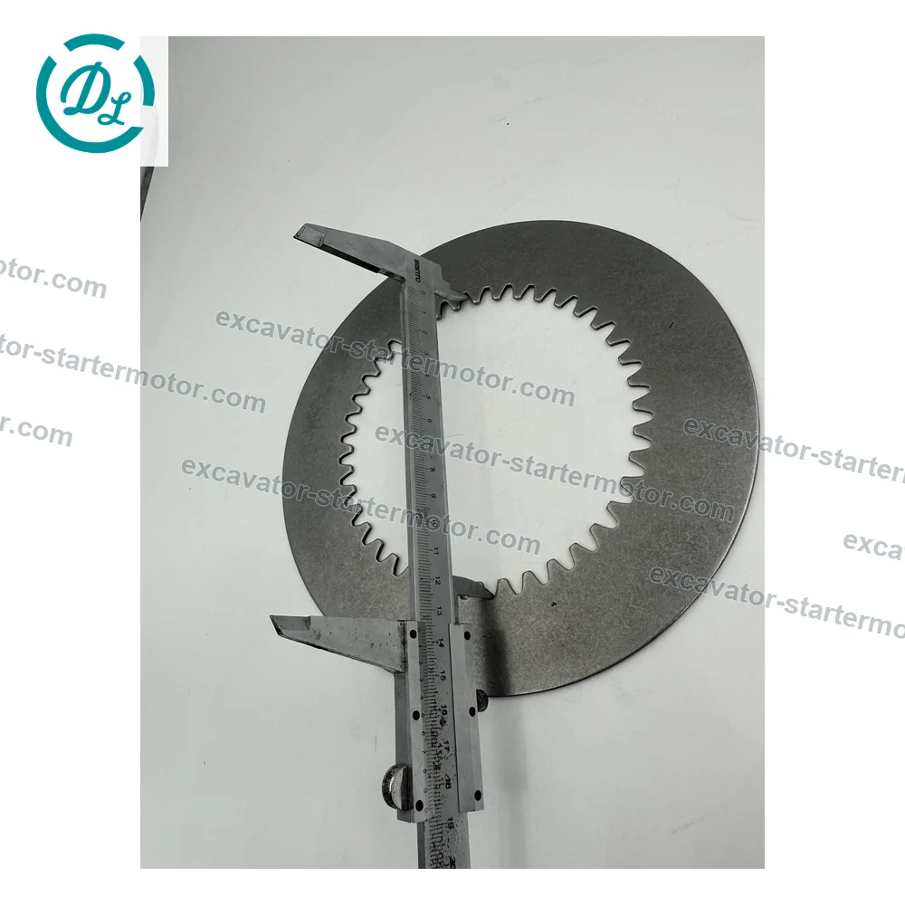 A6567 7052546 Steel Clutch Plate 203.2 x 122.8 x 2.3 mm for Twin Disc, OEM/reference A6567, Steel Clutch Reaction Plate, product view 4