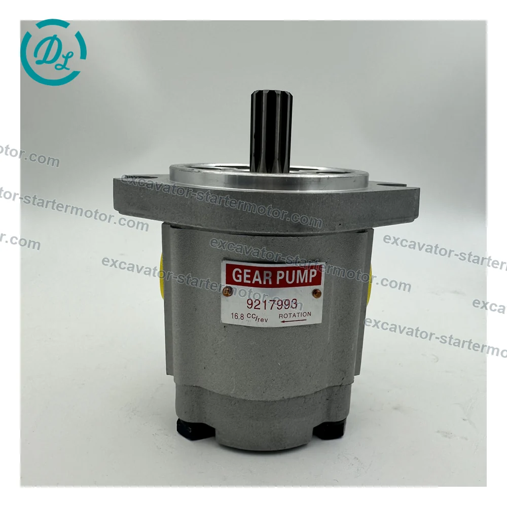 9217993 16.8 cc/rev Hydraulic Gear Pump for 120C 135C 330C 370C, OEM/reference 9217993, Hydraulic Gear Pump, product view 4