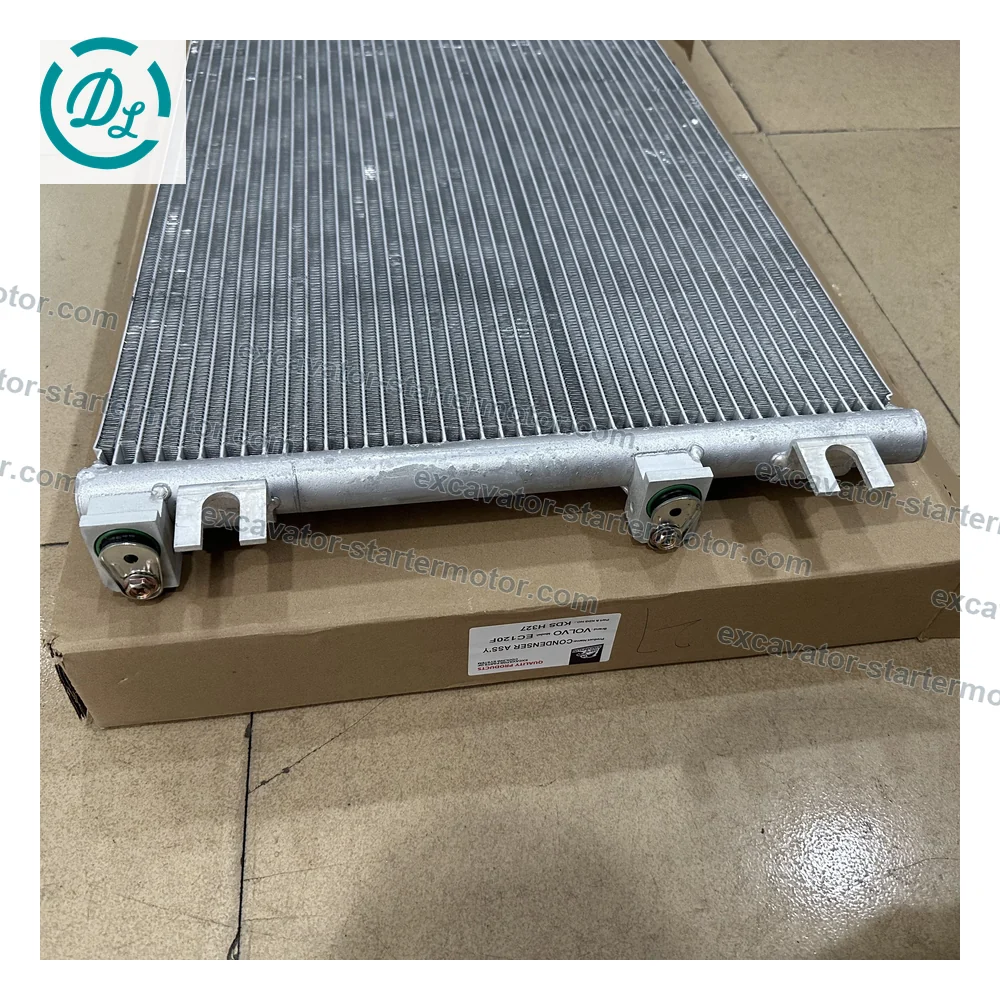 16232085 16235278 A/C Condenser for Volvo L60F-L120F and L150G-L350F Wheel Loaders, OEM/reference 16232085, A/C Condenser, product view 5