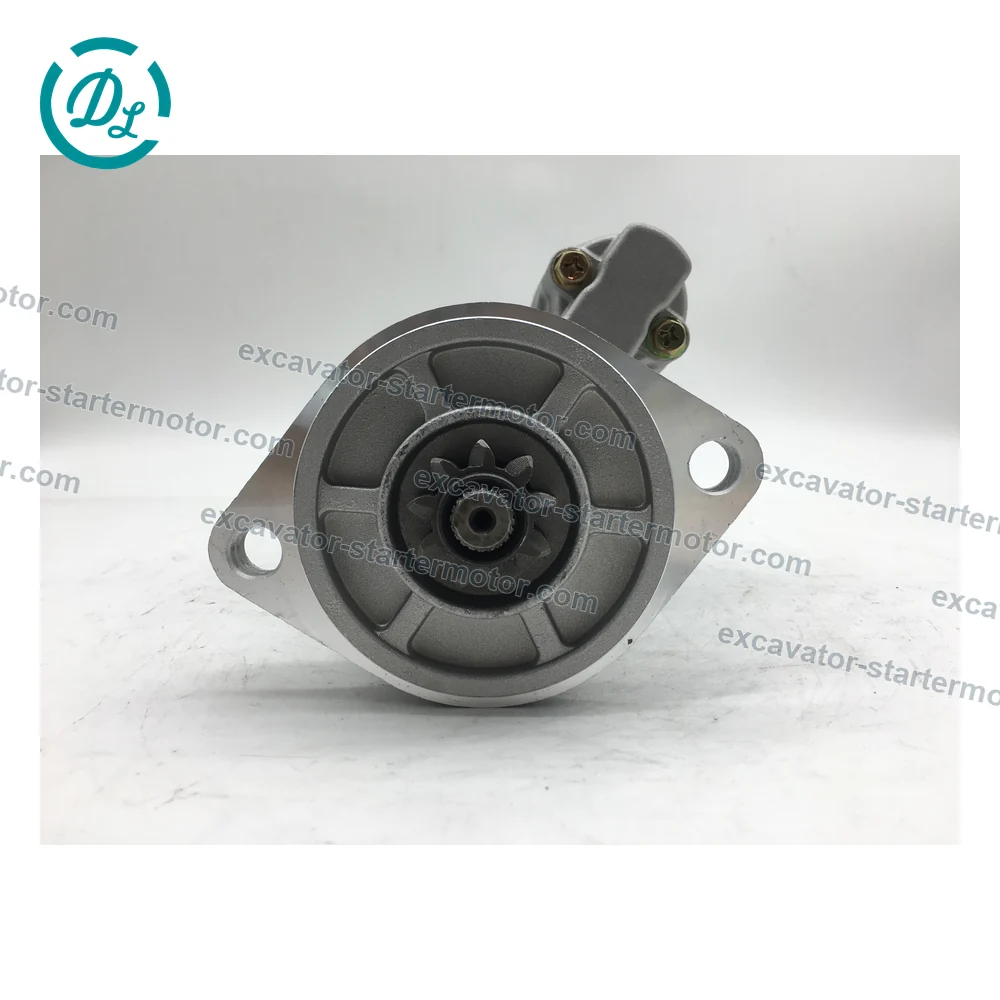 129953-77019 12V 9T Starter Motor for Yanmar 4TNV98 Engine, OEM/reference 129953-77019, Starter Motor, product view 3
