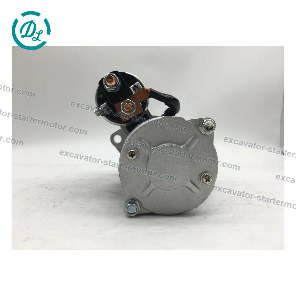 129953-77019 12V 9T Starter Motor for Yanmar 4TNV98 Engine, OEM/reference 129953-77019, Starter Motor, product view 5