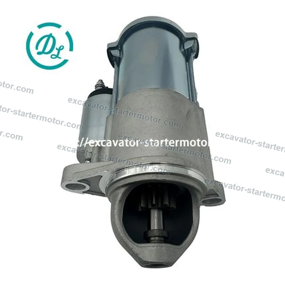 449-7050 12V 1.1kW 9T Starter for Perkins 403C-11 Volvo D1 D2, OEM/reference 449-7050, 12V 1.1kW 9-Tooth Clockwise Starter Motor, product view 2