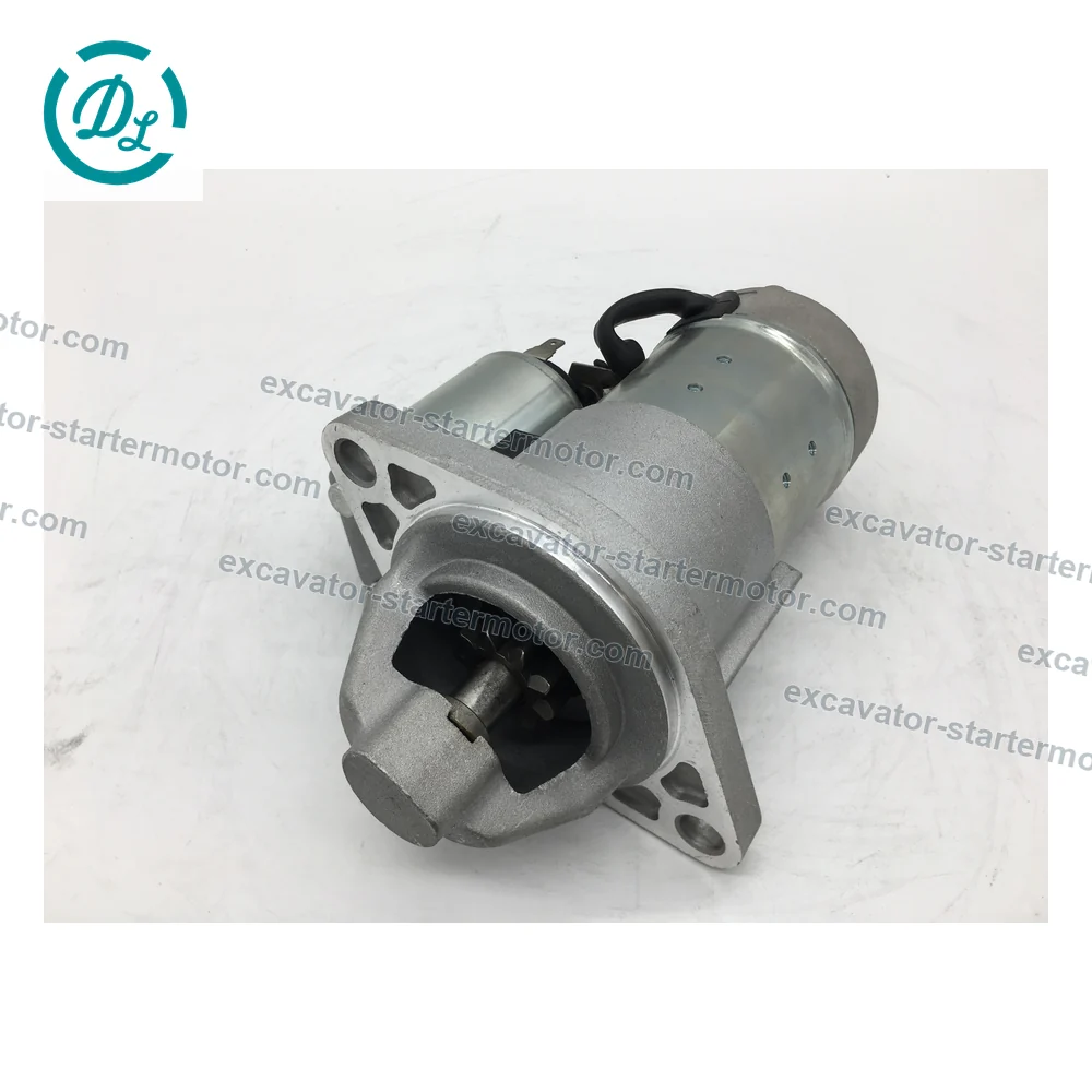 119125-77010 12V 1.2kW 9-Tooth Starter for Bobcat 3400 and 3600, OEM/reference 119125-77010, Starter Motor, product view 3