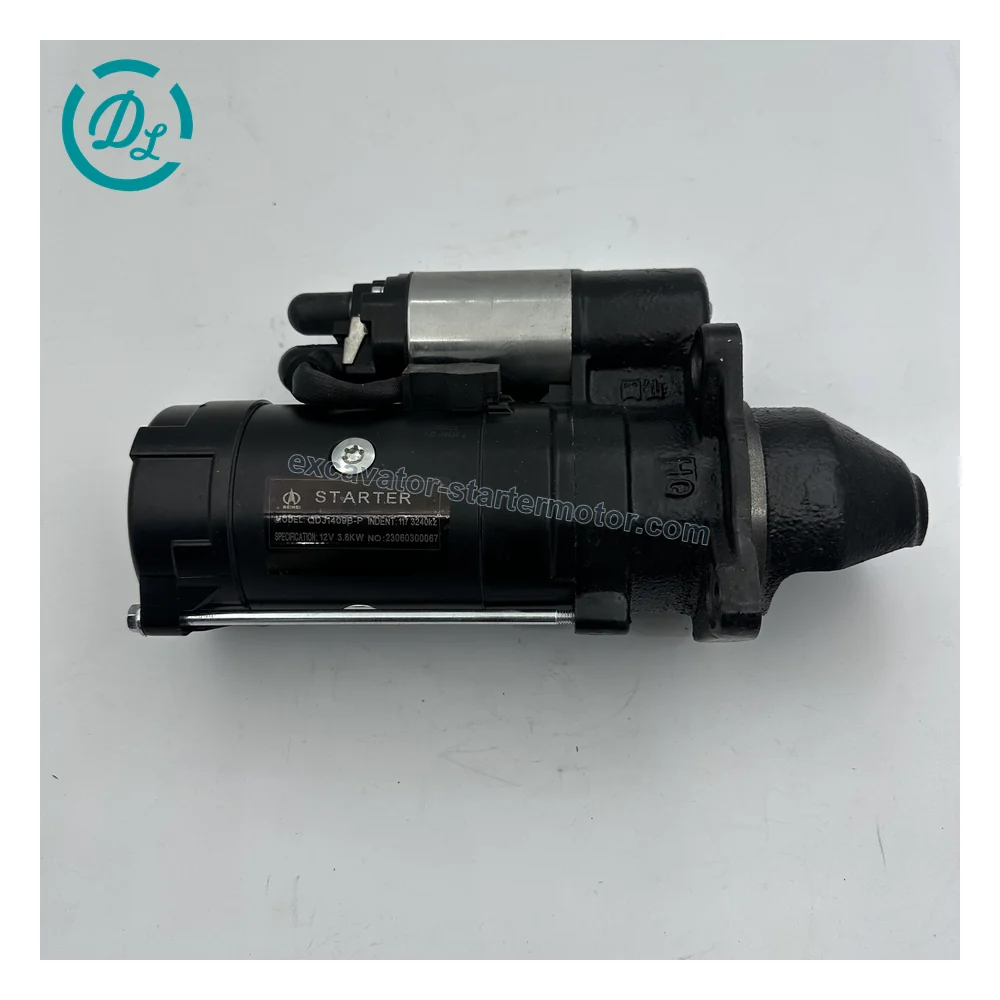 QDJ1409B-P 1173240KZ 12V 3.8kW 9T Starter for Deutz 912 Engines, OEM/reference QDJ1409B-P, 12V 3.8kW 9-Tooth Starter Motor, product view 3