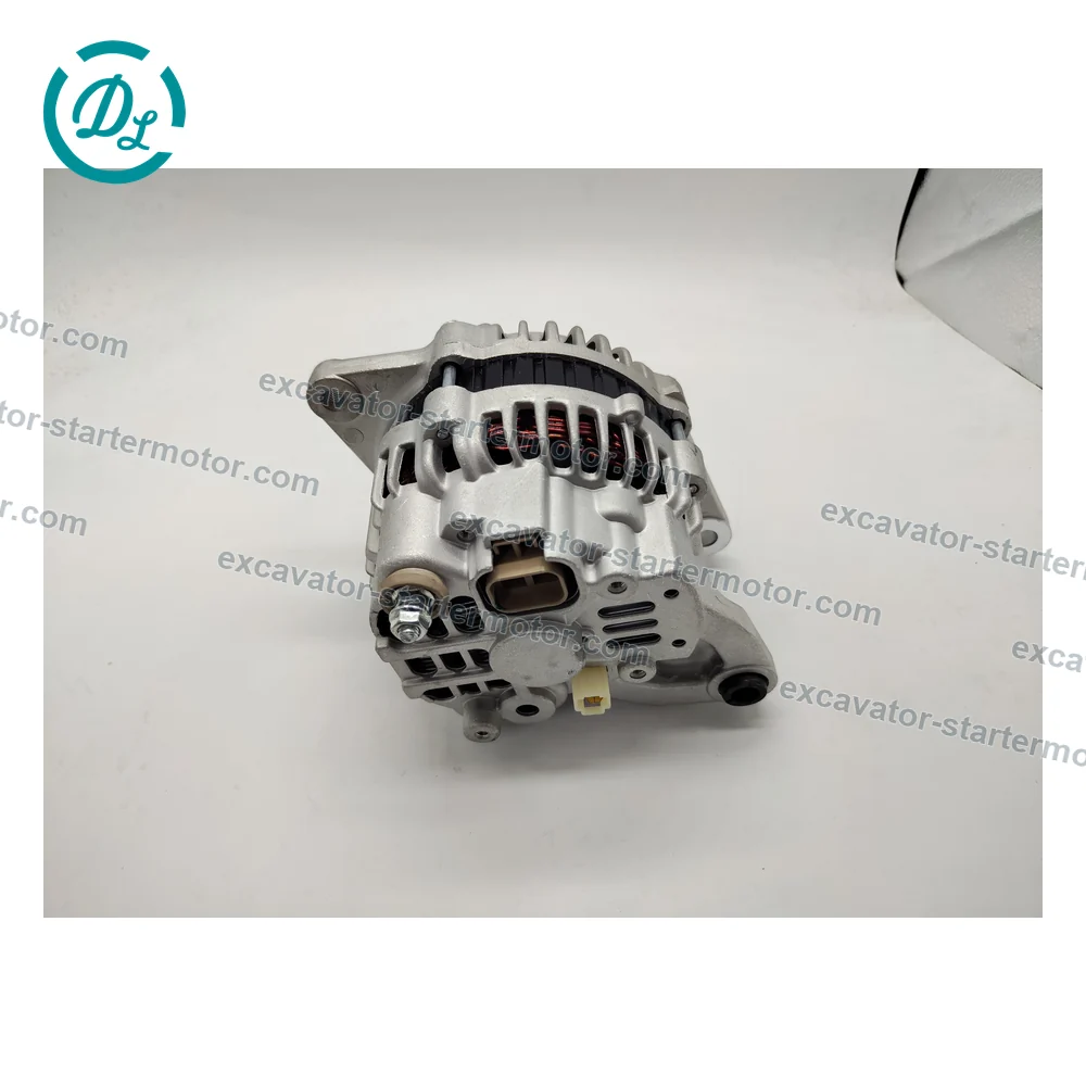 MT036 8-97182289-2 24V 45A Alternator for Isuzu 4JG1 and Kobelco SK60, OEM/reference MT036, High-Output Alternator, product view 2