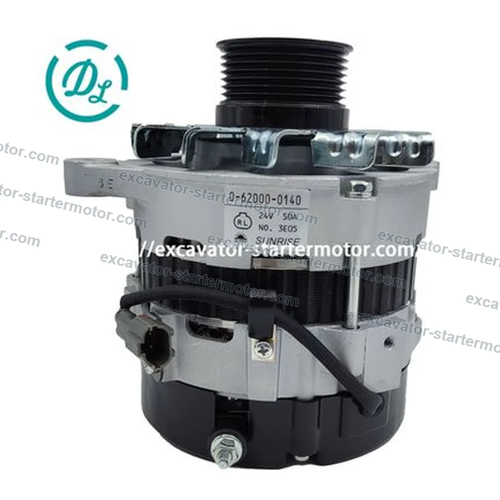 0-62000-0140 8-98092-112-1 24V 50A Alternator for Isuzu 4JJ1X, OEM/reference 0-62000-0140, Alternator